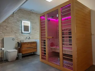 Ein Badezimmer in der Unterkunft Kleine-Eifel-Auszeit