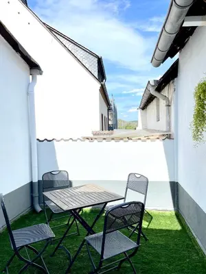 Grundriss der Unterkunft WEINHOF Winningen Traumwohnung im „La Mosel•