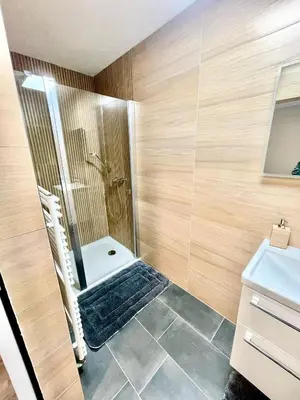 Ein Badezimmer in der Unterkunft Gästehaus Dobias