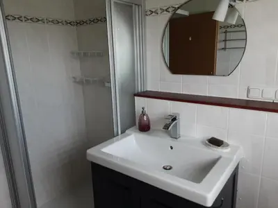Ein Badezimmer in der Unterkunft Ferienwohnung Grujo