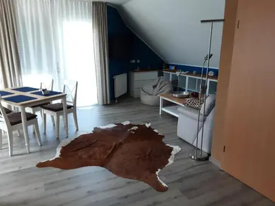 Ein Bett oder Betten in einem Zimmer der Unterkunft Ferienwohnung Grujo