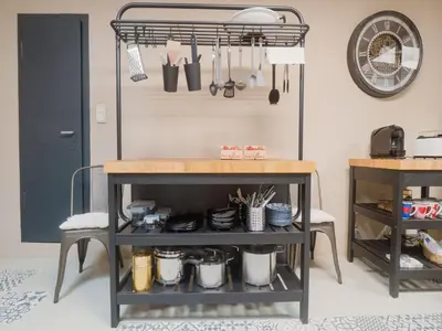 Küche/Küchenzeile in der Unterkunft Exklusives Ferienhaus in Sankt Goarshausen am Rhein