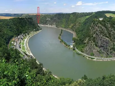 Naturlandschaft in der Nähe des Ferienhauses