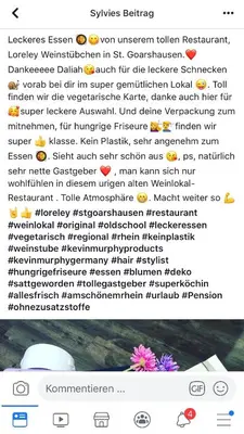 Grundriss der Unterkunft Das Loreley Weinstuebchen