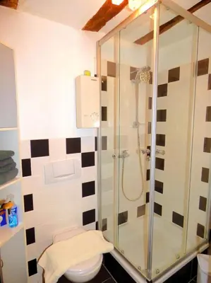 Ein Badezimmer in der Unterkunft Ferienhaus Old Winery