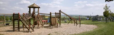Ein Kinderspielbereich in der Unterkunft Chalet im Spiel- und Obstgarten