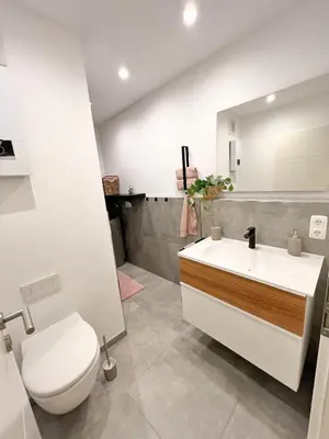 Ein Badezimmer in der Unterkunft JUPAS - Premium Apartments Trier