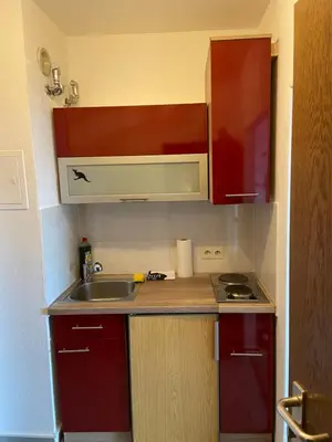 Küche/Küchenzeile in der Unterkunft B1107, Schönes Appartement mit Traumblick