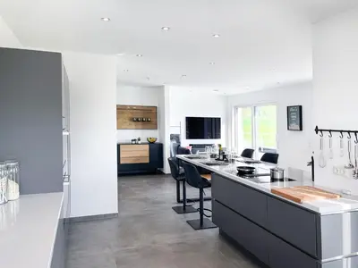 Küche/Küchenzeile in der Unterkunft The View Suite