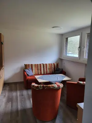 Ein Sitzbereich in der Unterkunft Haus Petra