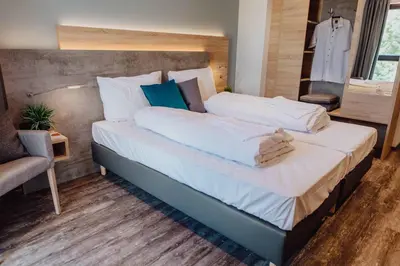 Ein Bett oder Betten in einem Zimmer der Unterkunft Pascals Ruhestube