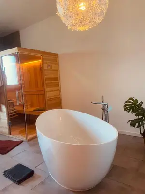 Ein Badezimmer in der Unterkunft B&B RingLodge