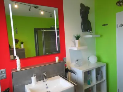 Ein Badezimmer in der Unterkunft Ferienwohnung Eifelpanorama