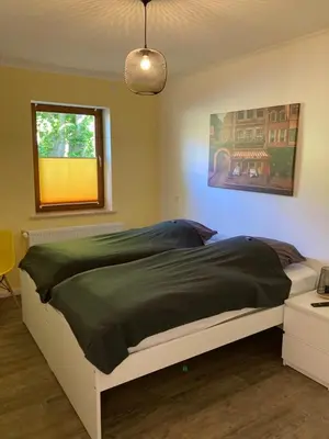 Ein Bett oder Betten in einem Zimmer der Unterkunft Bergs Bahnhof
