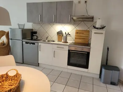 Küche/Küchenzeile in der Unterkunft Ferienwohnung MIA
