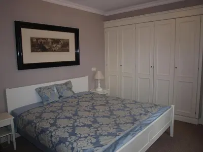 Ein Bett oder Betten in einem Zimmer der Unterkunft Ferienwohnung Zauberhaft