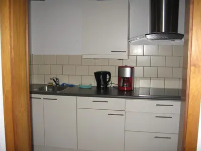 Küche/Küchenzeile in der Unterkunft Haus Marlene
