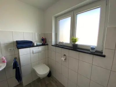 Ein Badezimmer in der Unterkunft Ferienwohnung Steinstraß Nähe Nürburgring