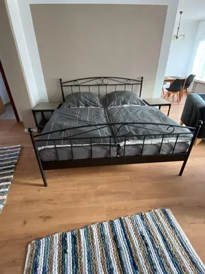 Ein Bett oder Betten in einem Zimmer der Unterkunft Ferienwohnung Steinstraß Nähe Nürburgring