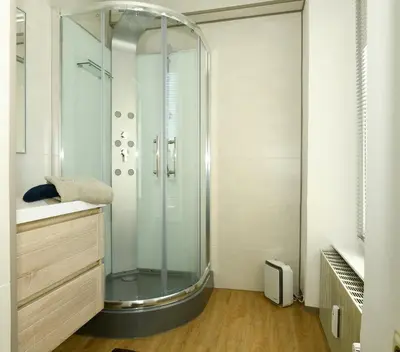 Ein Badezimmer in der Unterkunft Der Eifel Perle Manderscheid