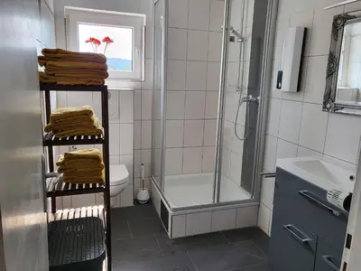 Ein Badezimmer in der Unterkunft Lounge 5 Singleapartment