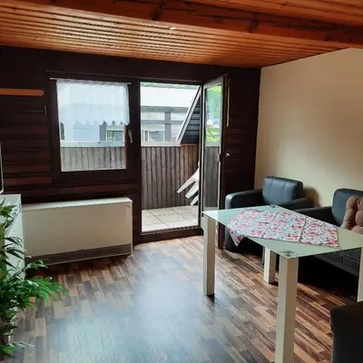 Ein Sitzbereich in der Unterkunft Maria-Haus