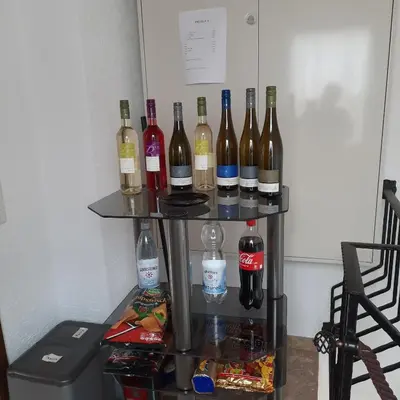 Getränke in der Unterkunft Maria-Haus