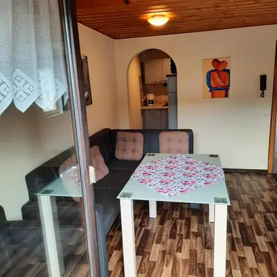 Ein Sitzbereich in der Unterkunft Maria-Haus