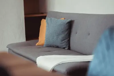 Ein Sitzbereich in der Unterkunft Exklusive Mosel-FeWo in Senheim - große Dachterrasse - Netflix - Waschmaschine