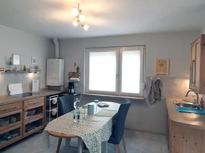 Küche/Küchenzeile in der Unterkunft Ferienhaus Cornelia
