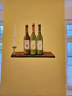 Getränke in der Unterkunft Bürgerhaus Zeltingen Apartment I