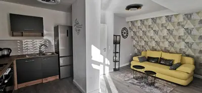 Küche/Küchenzeile in der Unterkunft Ferienwohnung Moselterrasse
