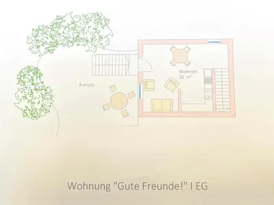 Grundriss der Unterkunft Villa Moselle