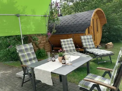 Ein Garten an der Unterkunft Ferienwohnung Siegel