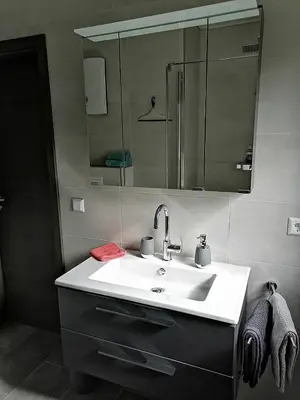 Ein Badezimmer in der Unterkunft Ferienwohnung Siegel