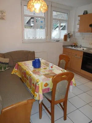 Küche/Küchenzeile in der Unterkunft Wohnung Feuerberg mit Südbalkon