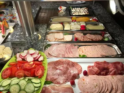 Essen in der Pension oder in der Nähe