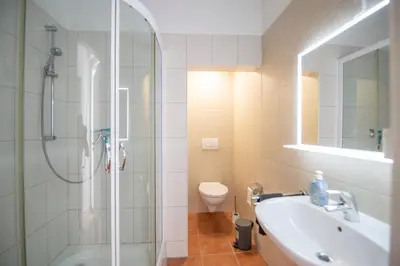 Ein Badezimmer in der Unterkunft Apartment Rosenberg