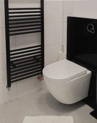 Ein Badezimmer in der Unterkunft Charmantes denkmalgeschütztes Tiny House am Rhein