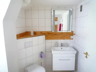Ein Badezimmer in der Unterkunft Alte Ratsschänke
