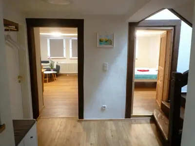 Ein Bett oder Betten in einem Zimmer der Unterkunft Alte Ratsschänke