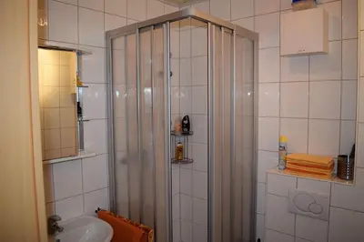 Ein Badezimmer in der Unterkunft Gästezimmer Leonore