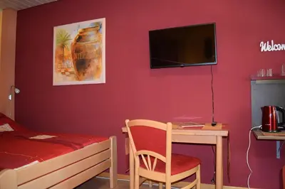 TV/Unterhaltungsangebot in der Unterkunft Gästezimmer Leonore