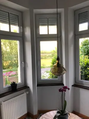 Ein Garten an der Unterkunft Mosel-Erker