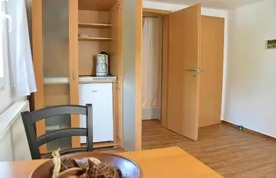 Küche/Küchenzeile in der Unterkunft Gästehaus Waldecker