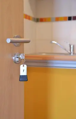 Grundriss der Unterkunft Gästehaus Waldecker