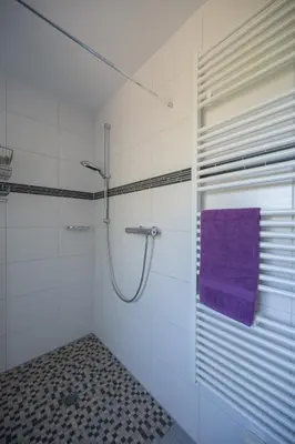 Ein Badezimmer in der Unterkunft Ferienwohnung Schwalbennest