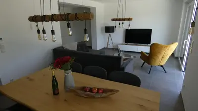 TV/Unterhaltungsangebot in der Unterkunft Moselufer Apartments