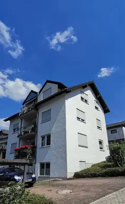 Das Gebäude in dem sich die Ferienwohnung befindet