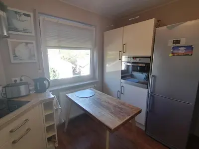 Küche/Küchenzeile in der Unterkunft Romantische Ferienwohnung